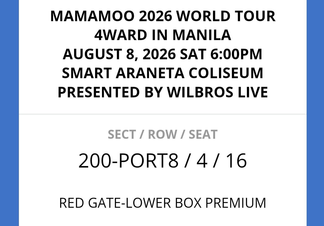 Scrib_bitty's tweet photo. @rinamii__ Hiii! I have a lowerbox premium na gitna seating and malapit! Im willing to sell it below the price too. Dm me if interested! https://t.co/sBoK5ngfv0