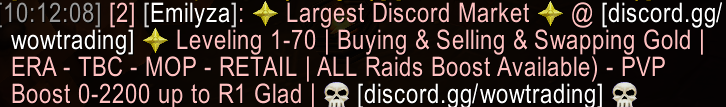 SelfDelusive's tweet photo. @FwoiblesWoW And what about these guys mr Ellis? What will @BlizzardEU do about them? Because this is the daily situation in trade chat in EU. https://t.co/emHymVEslJ