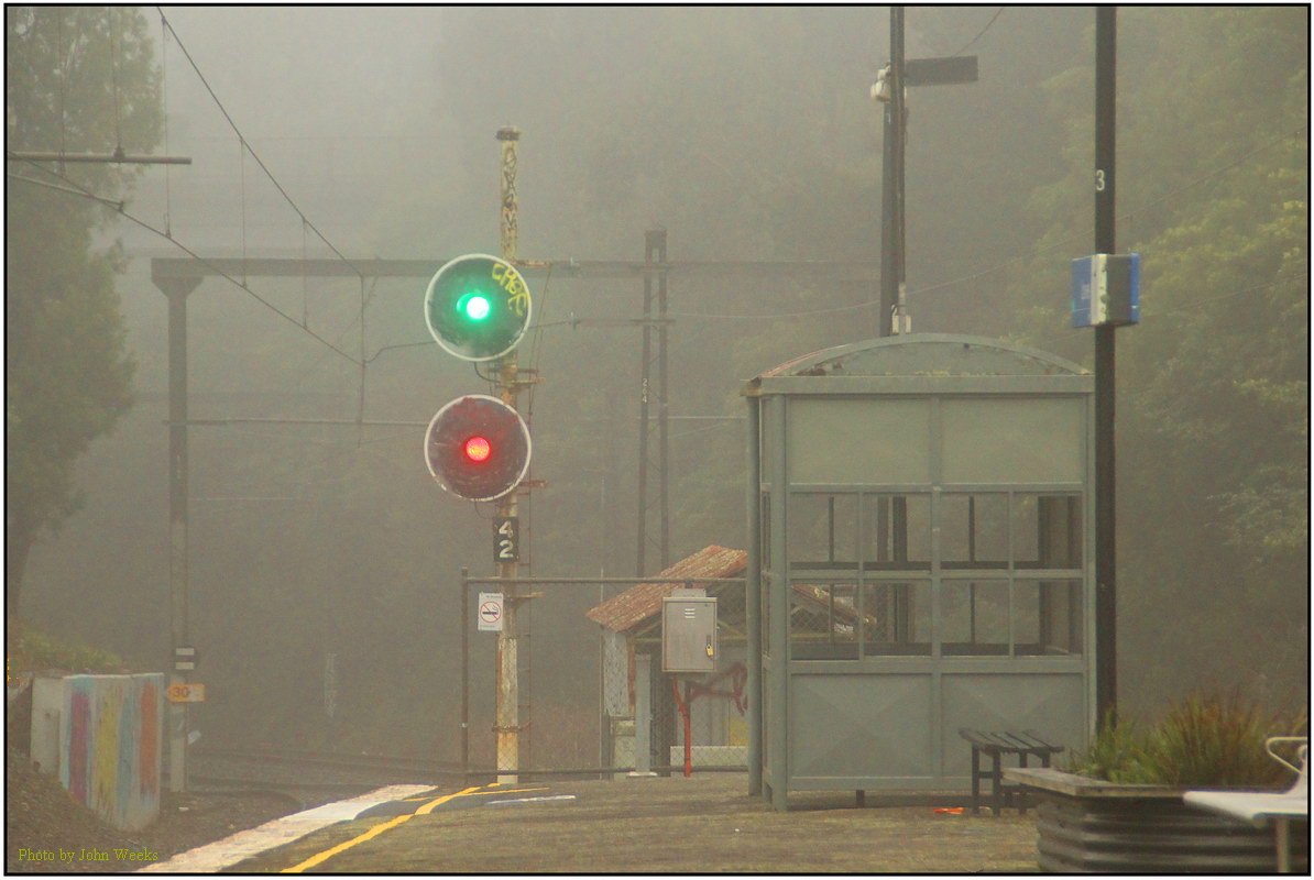 JohnWeeksShow's tweet photo. X Post No. 278 - My Photography No. 159
I have been seeing recently on social media photos of fog in the Dandenong Ranges (Victoria, Australia) where I live. Always nice to see! Here's my photo, captured at the end of the Upwey Railway Station platform early this morning. https://t.co/sUGhXOkmTf