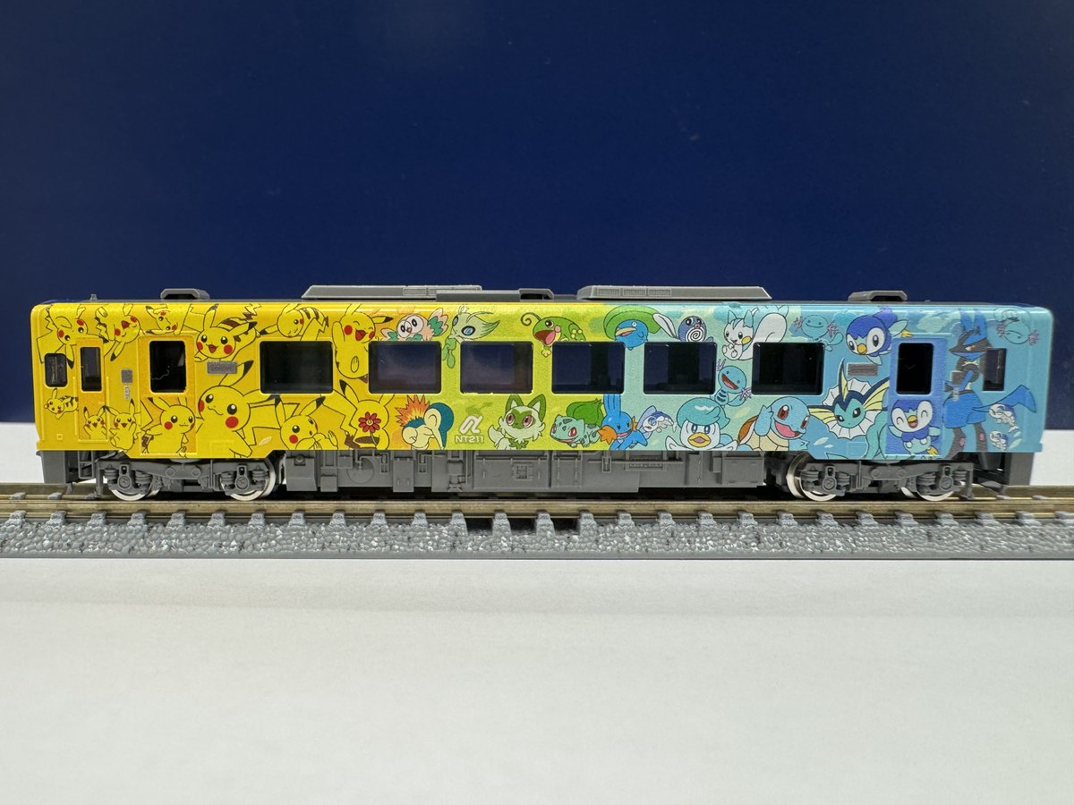 鉄道模型】新商品ピックアップ1 TOMIX のと鉄道 NT200形 POKEMON with