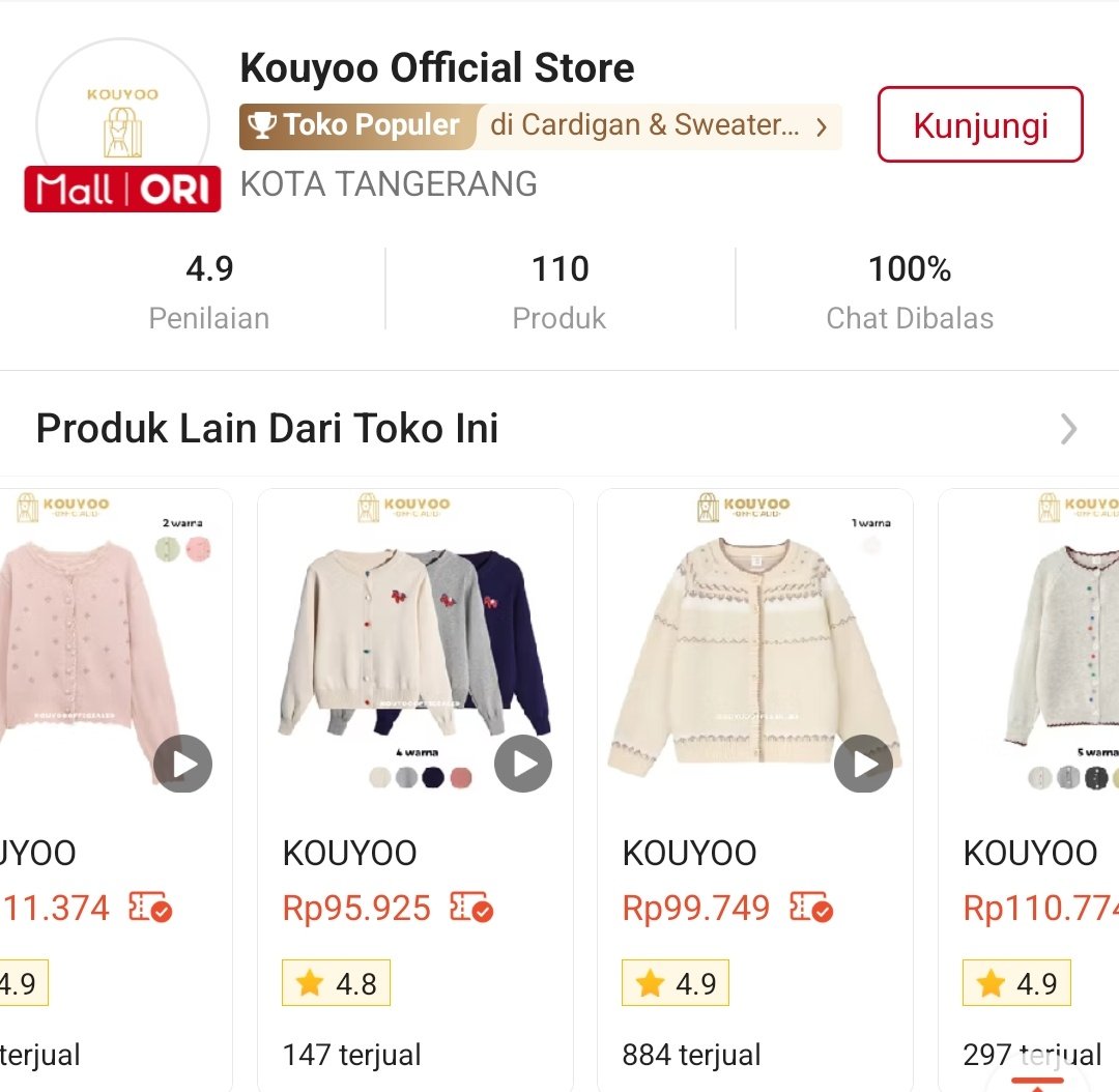 cutiefolder's tweet photo. PLISS CANTIK CANTIK BGTT MODELNYA 😭🩷 kalian harus notice store ini sih kalo suka knitwear gemas dengan harga yg reasonable 💫 https://t.co/9vrqpbPZWn
