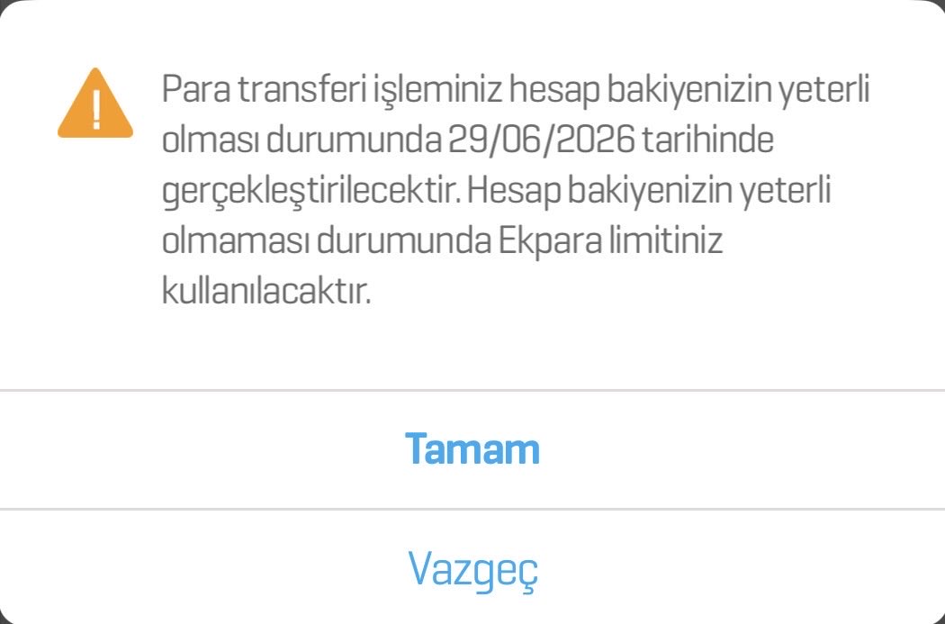 TrakyAli94's tweet photo. Hafta sonu havale/EFT transferi kalktı mı? @Enparacom https://t.co/8AaZyMUZr9