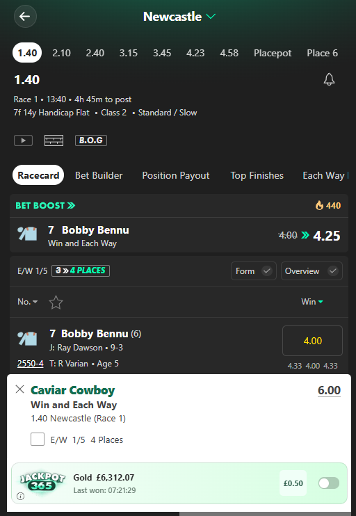 RacingPointTips's tweet photo. Newcastle 1:40 https://t.co/ZLYS8BfkDP