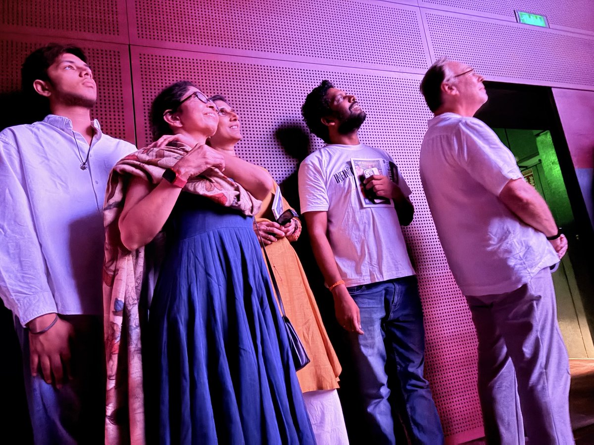 CarlottaFilms's tweet photo. Jour2 #FrenchRajamouliTour : incroyable soirée d’ouverture S.S Rajamouli hier à la @cinemathequefr ! @ssrajamouli @RRRMovie @BaahubaliMovie @Shobu_ https://t.co/3aSntfLrXX