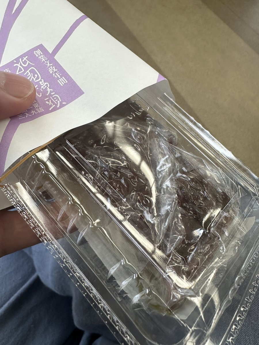gunxsun's tweet photo. クレスフェス楽しかった
わしは老舗の和菓子を買って帰るぜ👨🏻 https://t.co/nY04w617DW