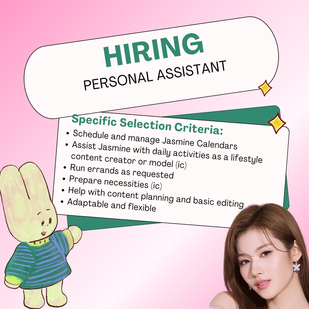 etherslily's tweet photo. ᅠᅠ
ᅠ
ᅠ
[ HELP RETWEET ]

Selamat siang, semua! Aku mencari personal assistant yang mau diajak kesana kesini. Kiranya ada diantara kalian yang berminat, silahkan tinggalkan jejak. Terima kasih. Detail lebih lanjutnya boleh dm dulu ya✨
ᅠᅠ
ᅠ
ᅠ https://t.co/xV5K9gm0My