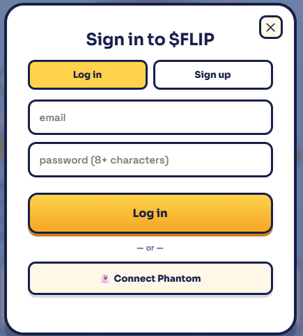 fliponchain's tweet photo. Connecting wallets isnt required anymore, you can just create an account and depo supply on it. https://t.co/RevYkYRTXX