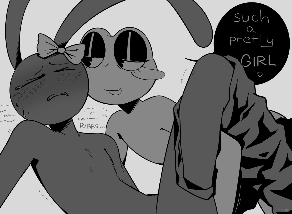 kamanset's tweet photo. 🖤 something dreadfully homosexual
#theamazingdigitalcircus #tadc #ribbitrabbit https://t.co/DOKNLdMEme
