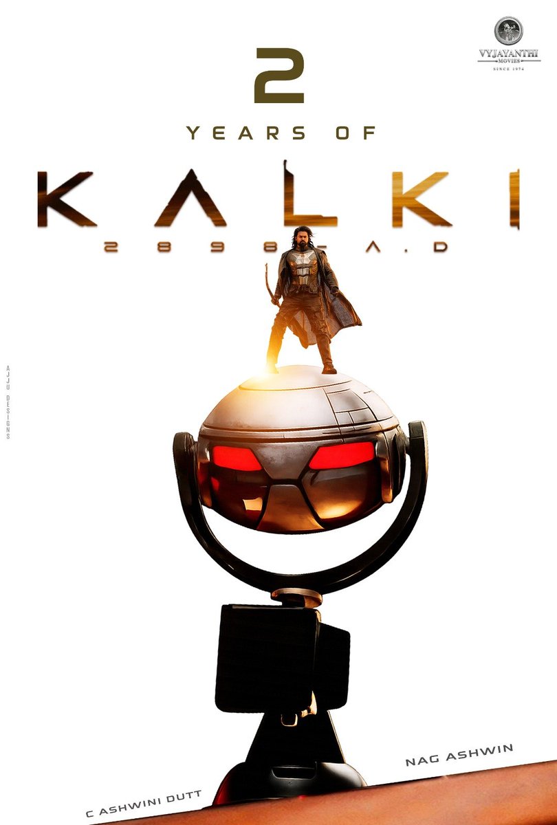 AFAjayfilms's tweet photo. 2 Years of #kalki2898ad 

@AFAjayfilms 
.
.
.
#Prabhas‌ #nagaswin 
@Kalki2898AD @nagashwin7 https://t.co/EAFK8CpZtU