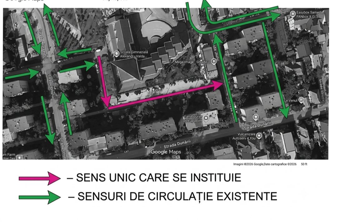 cluj4ever's tweet photo. O nouă regulă de circulație intră în vigoare în cartierul Gheorgheni! Traficul din jurul unei cunoscute unități de învățământ se reconfigurează pentru a fluidiza orele de vârf și a proteja pietonii. Consultă noua hartă rutieră. 🚗⚠️
https://t.co/9mz5p0jdqZ https://t.co/TDlqcOotqQ