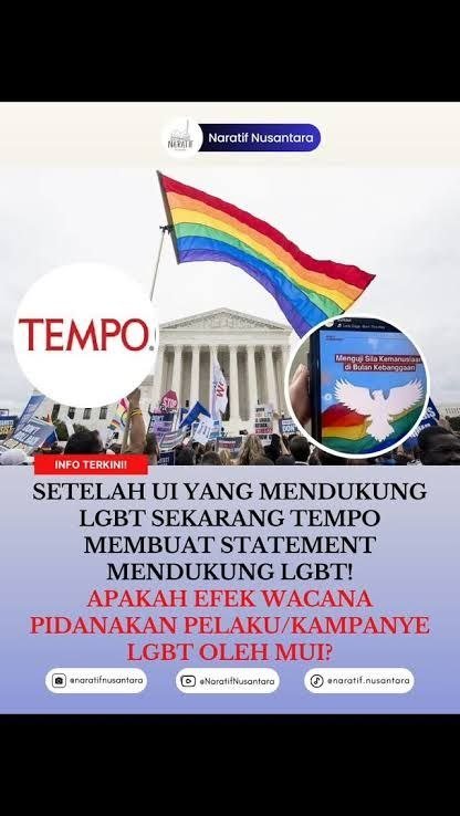 Ultimate__63's tweet photo. Kalau semakin banyak pembaca mengaitkan pemberitaan Tempo dengan #TempoDukungPelangi mungkin sudah saatnya redaksi menjelaskan bagaimana mereka menjaga keberimbangan. https://t.co/wfgQWrjkv7