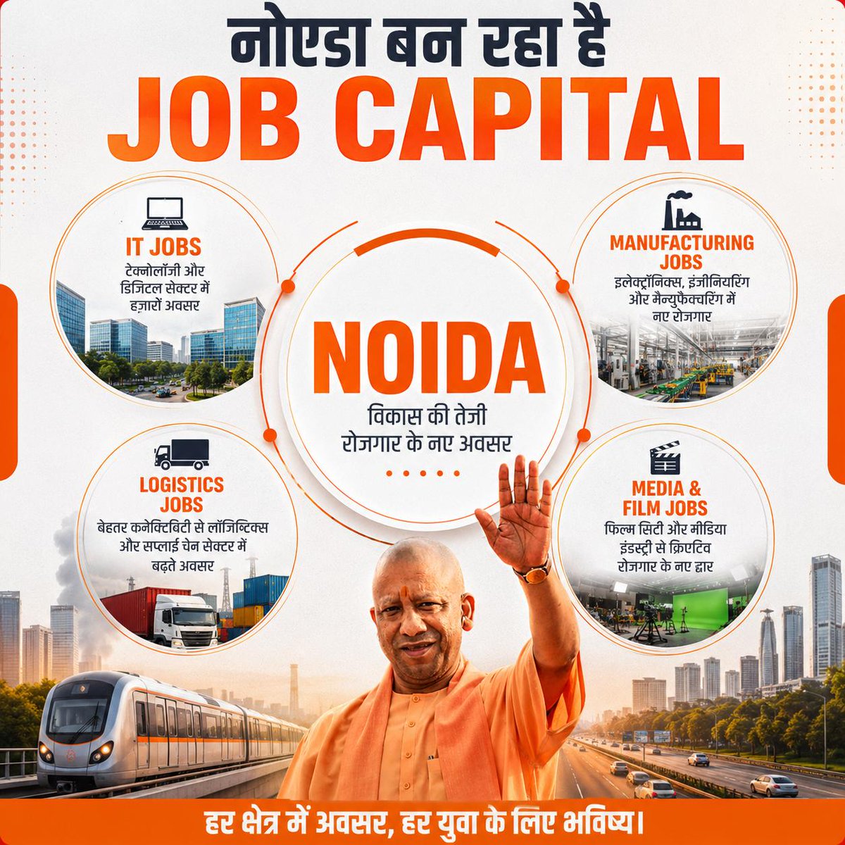 layba1111's tweet photo. नोएडा की ��दलती पहचान सिर्फ ऊंची इमारतों से नहीं, बल्कि तेज़ी से बढ़ते उद्योगों, बेहतर कनेक्टिविटी और नए रोजगार अवसरों से बन रही है।
यह विकास उत्तर प्रदेश की नई आर्थिक दिशा को दर्शाता है।
#NoidaTheGrowthCorridor https://t.co/SF2Qo3k4Ql