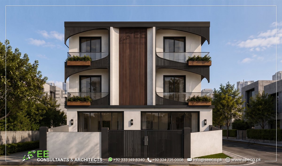 seeca_pk's tweet photo. Modern 1 Kanal Architecture Design for Akbar Qureshi in Jubilee Town, Lahore.
Designed by SEE Consultants &amp; Architects.
For architecture, interiors &amp; construction consultation:
+92 333 149 8340 | +92 324 725 0008
🌐 https://t.co/RRPlBX8wSp
#SEECA #1KanalHouse #LahoreArchitecture https://t.co/nr2oYACU2j
