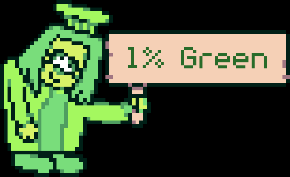 Green tweet media