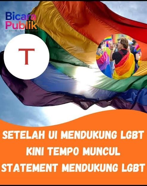 MichaelLiu0108's tweet photo. Kalau media memilih berdiri di posisi yang dianggap mendukung LGBT, ya siap juga menerima kritik dari publik. Makanya #TempoDukungPelangi ramai diperbincangkan. https://t.co/LQEMsG9ZuW