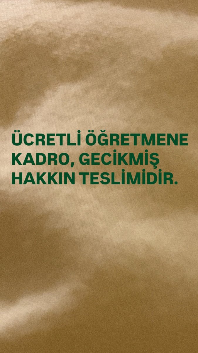 herseybianda's tweet photo. ÜCRETLİ öğretmene kadro, gecikmiş hakkın teslimidir..

@iletisim @tcbestepe @hasandogan @_cevdetyilmaz @Akparti @RTEdijital @tcmeb @dbdevletbahceli @MHP_Bilgi @MhpTbmmGrubu @RTErdogan https://t.co/Vn0W6enBNt