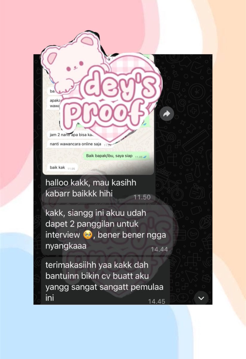 8000+ testi dey joki cv kreatif tweet media