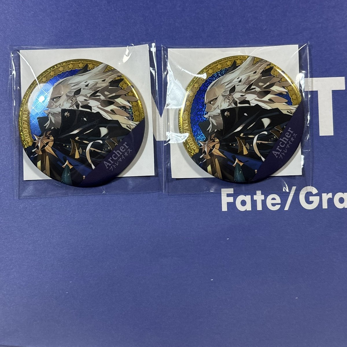 譲渡/交換】Fate fgo ガチャメイト ホログラム 缶バッジ ホロ缶 譲