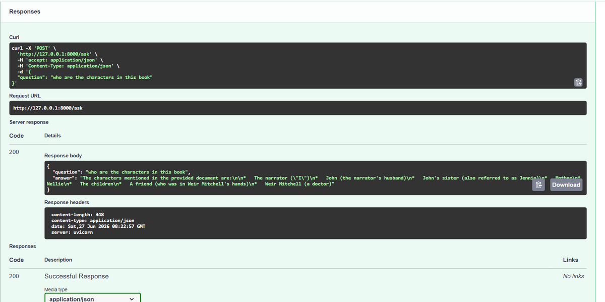 peachydevs's tweet photo. Project 1/15 of mastering AI: understanding RAG under the hood.
You upload a PDF, ask a question in plain English, and it retrieves the most relevant chunks using semantic search before passing them to an LLM for a grounded answer. 
https://t.co/FjqK3cwuOg https://t.co/cdSF1wMjfz