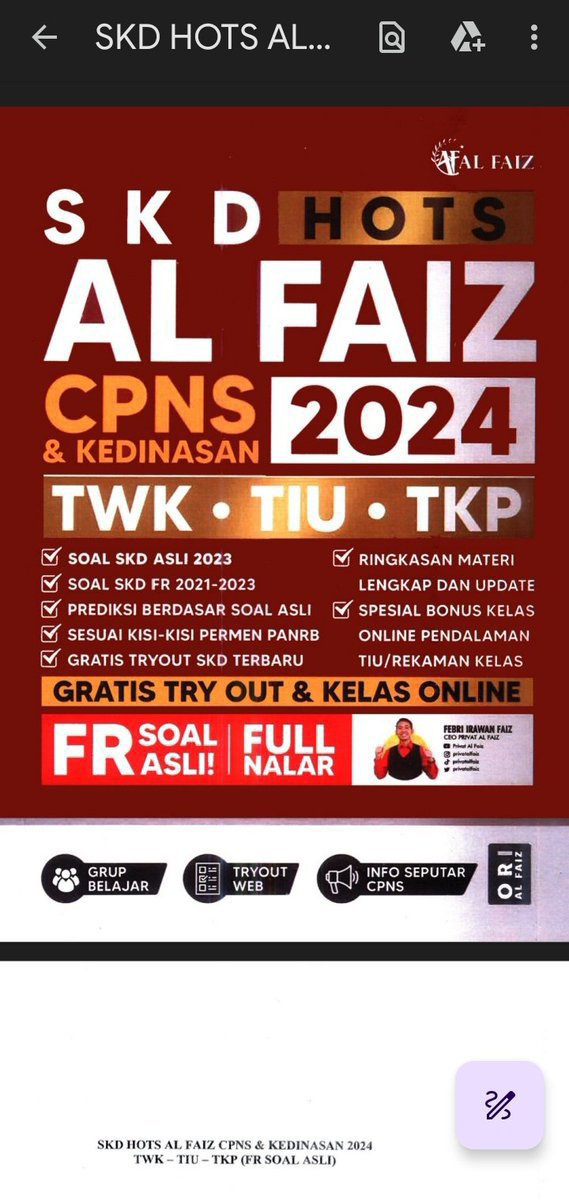 Jokitugassrn's tweet photo. Halo semuaa pejuang CPNS, aku jual pdf CPNS 2023/2024 5k aja yaa, kalo minat wa di bio😊 https://t.co/PmEOBbg3QX