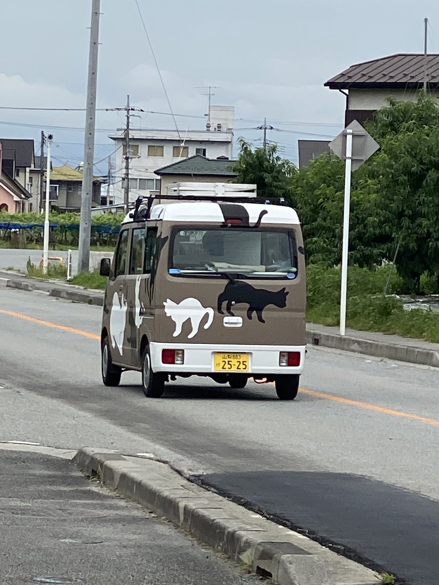 nekonosv's tweet photo. 猫ちゃんキッチンカー
べるがに向けて
出発しました！

私は猫ハピの営業(12-15時)があるので別の人が行きました！

お近くへ行かれる方は
立ち寄ってみてください🍓

https://t.co/KrAyQE7NiP https://t.co/g9R2ULNoeC