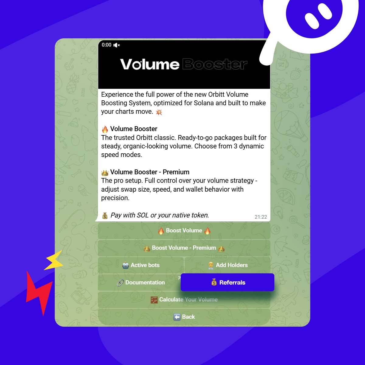 Orbitt Volume Booster tweet media