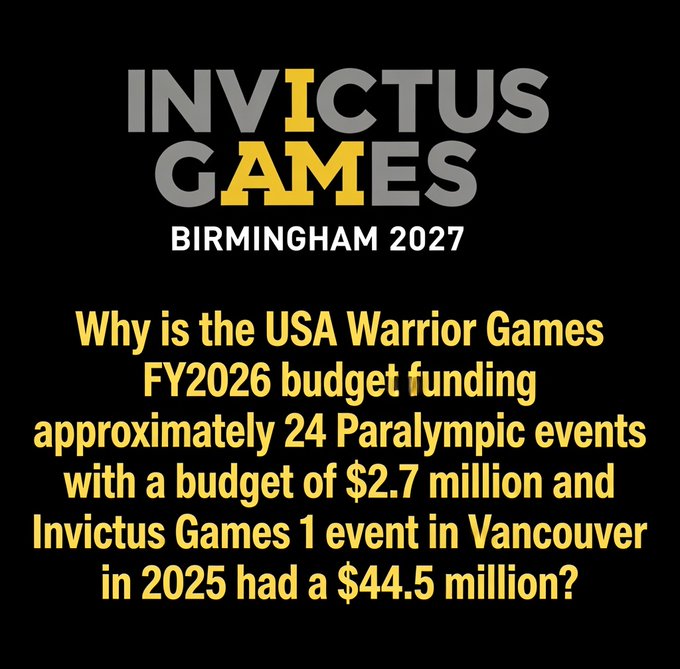 BeeWilde2's tweet photo. @storiesbyjemay It's been said that the Invictus Games is ready to drop Prince Harry as "patron" unless he "produces": i.e. raises💷:

Veterans know that the Sussexes are frauds--cheating #InvictusGames to cash-in💰and told the #DumbPrince: NO Meghan Markle.🤔

#PrinceHarry #Megxit #MeghanMarkle https://t.co/AK4bhNRsNt