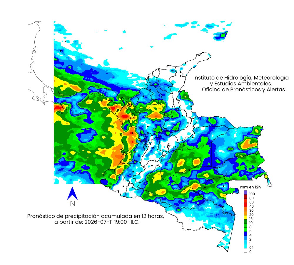 Ideam Colombia tweet media