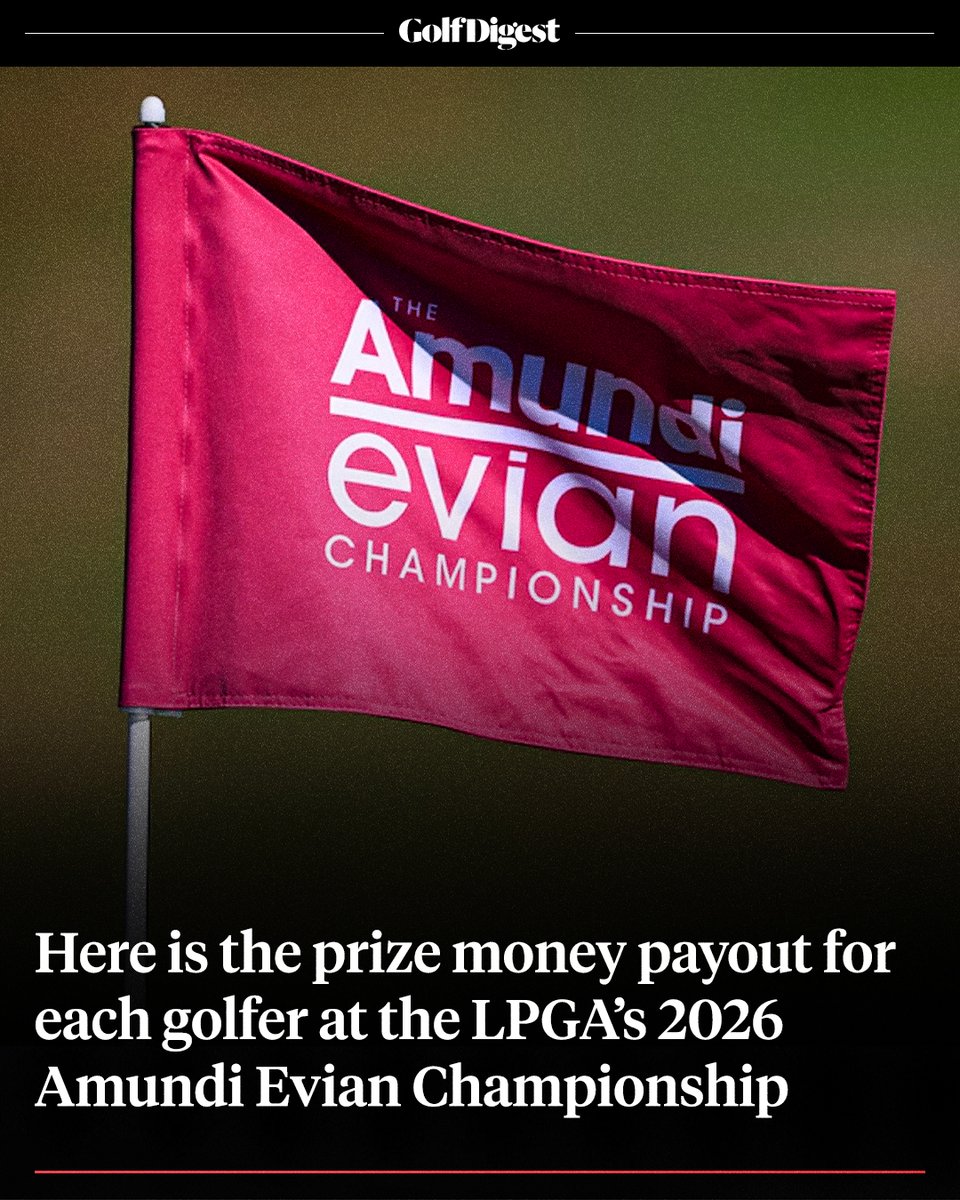 GolfDigest's tweet photo. Here's how much money is on the line at Evian Resort in France. 🇫🇷

Read more: https://t.co/OHSV5Cb6ah https://t.co/OT9eenznJ4