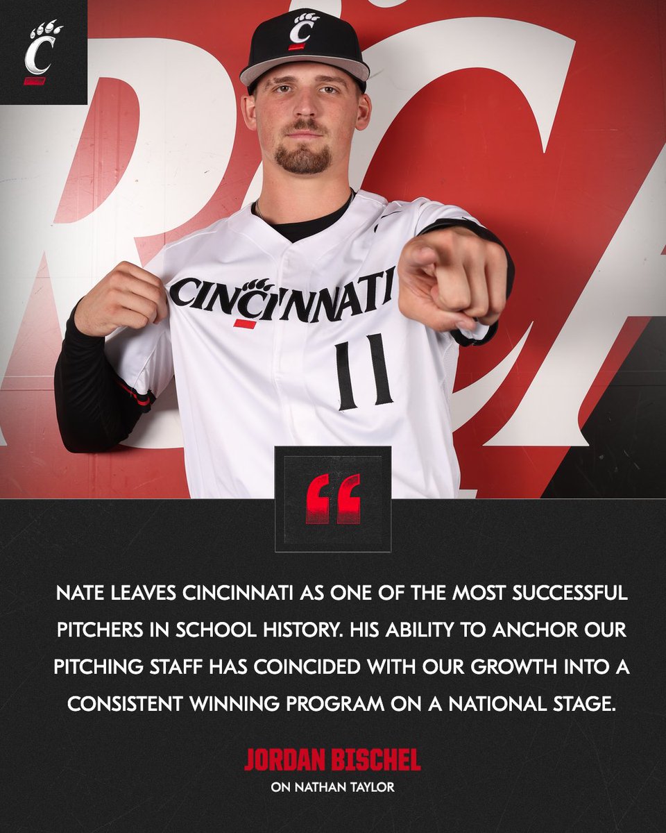 GoBearcatsBASE's tweet photo. 🗣️ Head coach @BischelJordan on @NateTaylor11 

#Bearcats | #TenGames https://t.co/zKU8ZXfsH7