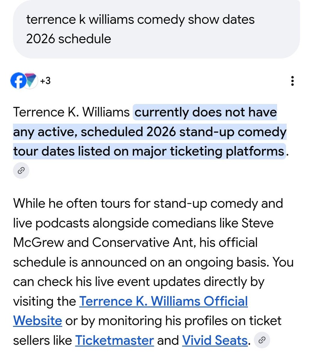 Myish1's tweet photo. @w_terrence Post your comedy show dates or STFU #fakecomic https://t.co/mLlf5hxKcD