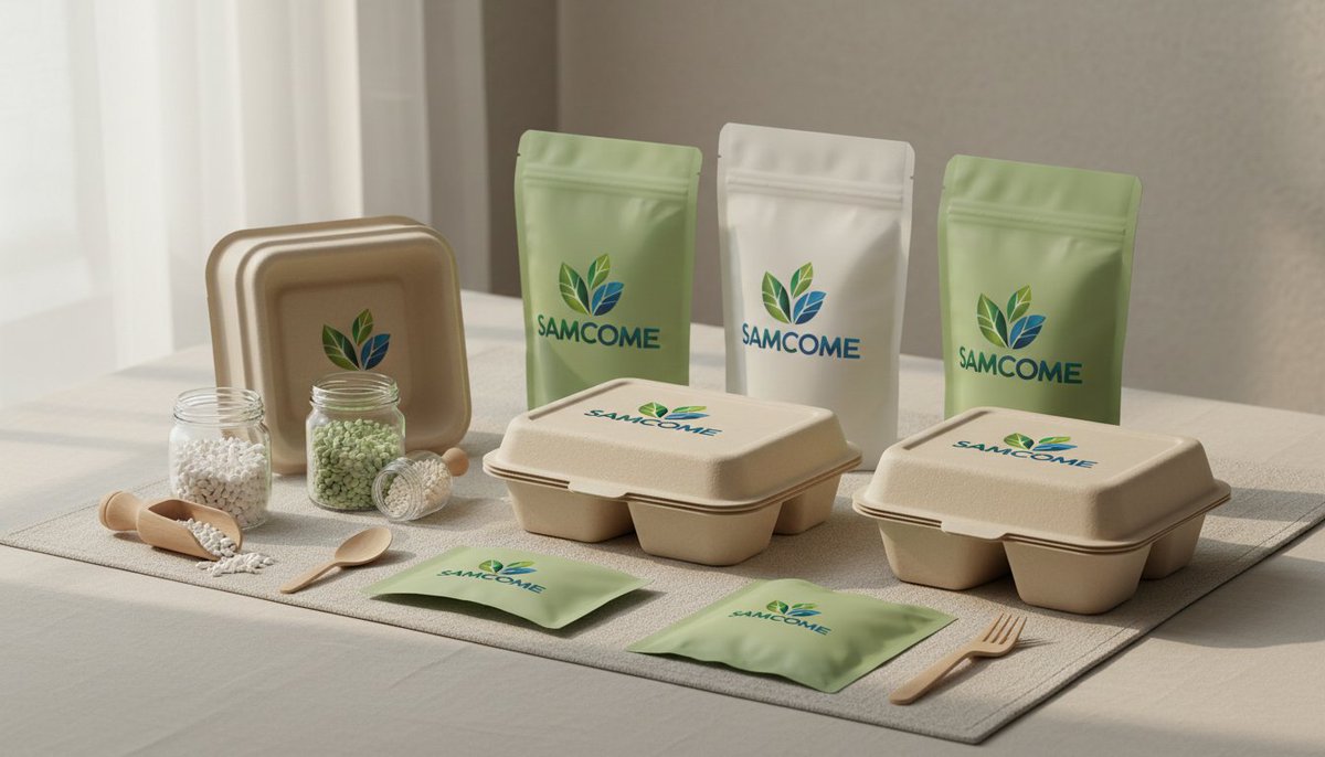SamcomeEcoTech's tweet photo. The shift to sustainable packaging doesn't have to mean lower performance. Our compounds are engineered to match conventional materials. ✅ #EcoPackaging https://t.co/D17lCywgH4 https://t.co/uTp4cUEjp5