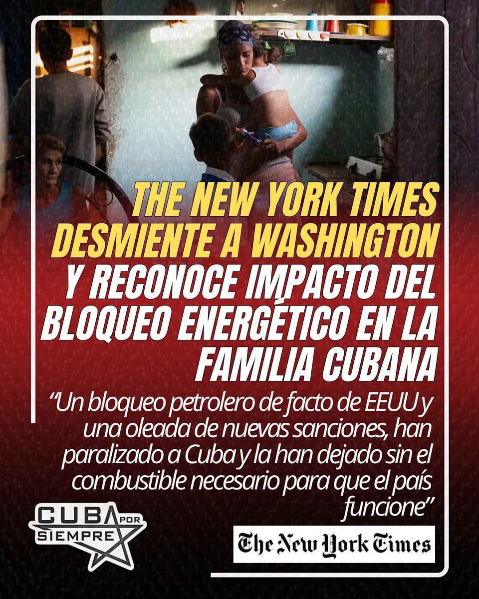 Colina_CTCuba's tweet photo. 🇨🇺 The New York Times desmiente a Washington. ¿Y entonces? 
#CubaEstáFirme 
#CubaVencerá 
#Cuba https://t.co/b1Gx1ubDX3