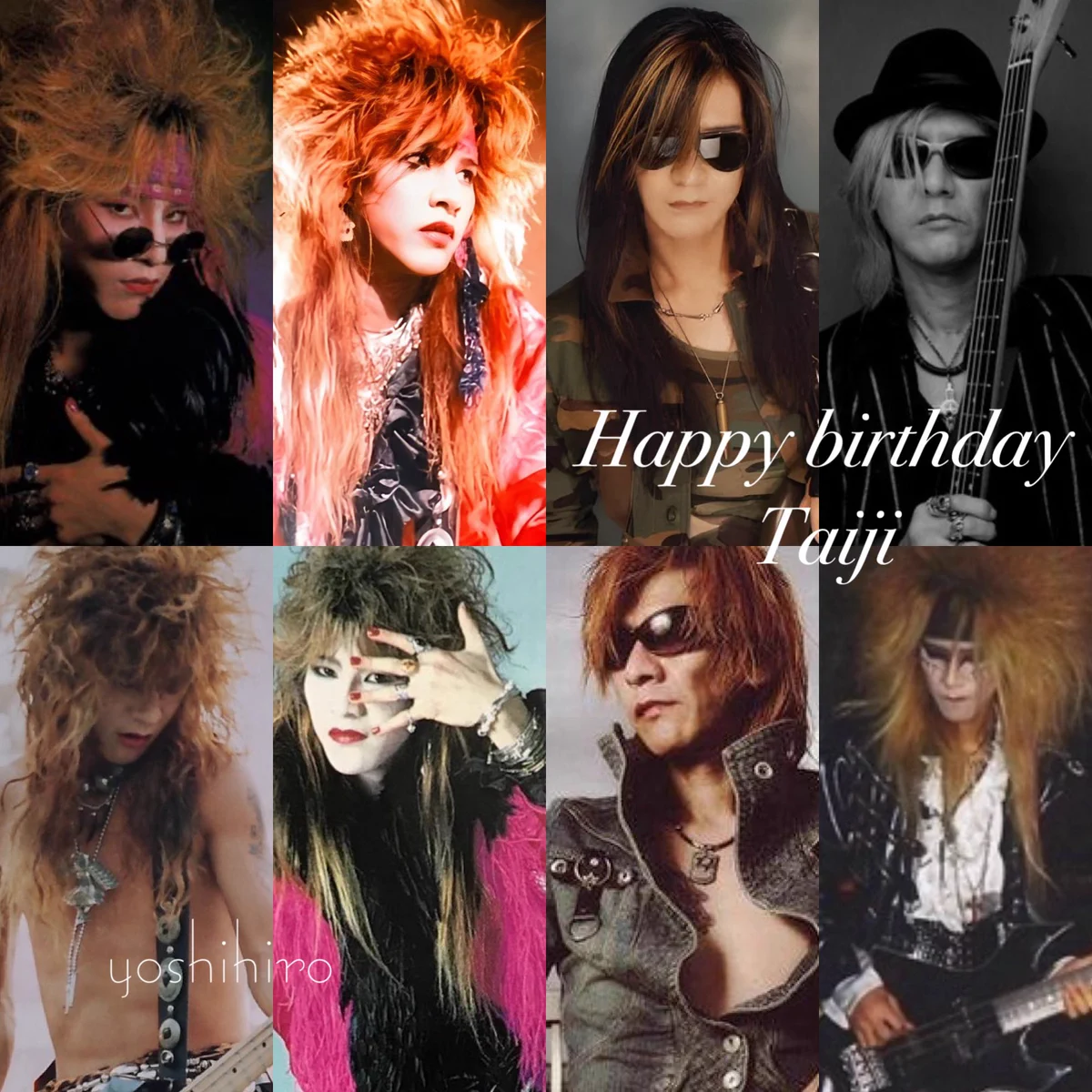 X JAPAN伝説のベーシストTAIJI、還暦の誕生日をファンたちが祝う