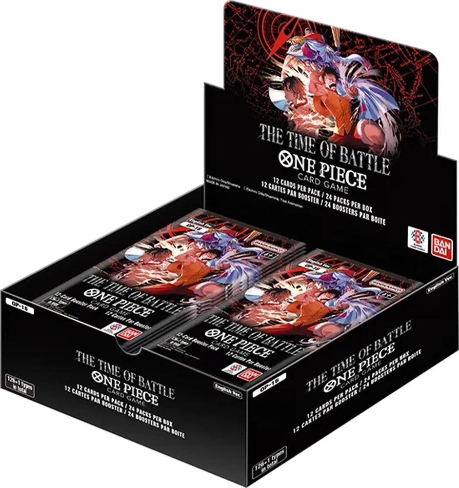 AndyCollectz's tweet photo. English OP16 The Time of Battle Booster Boxes have dropped a bit further as additional waves hit.

Market/Listings:
TCGP https://t.co/hiyYgiiuj6
eBay https://t.co/INBn7pp7iV

Lowest listed at $178.89 on TCGP #ad https://t.co/cFhMLup9jS
