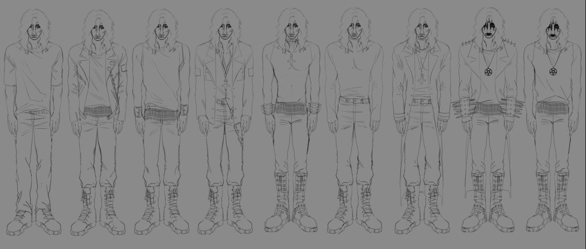 artofslaughter's tweet photo. i ♡ playing dress up with my ocs https://t.co/o58uNLcJ2E