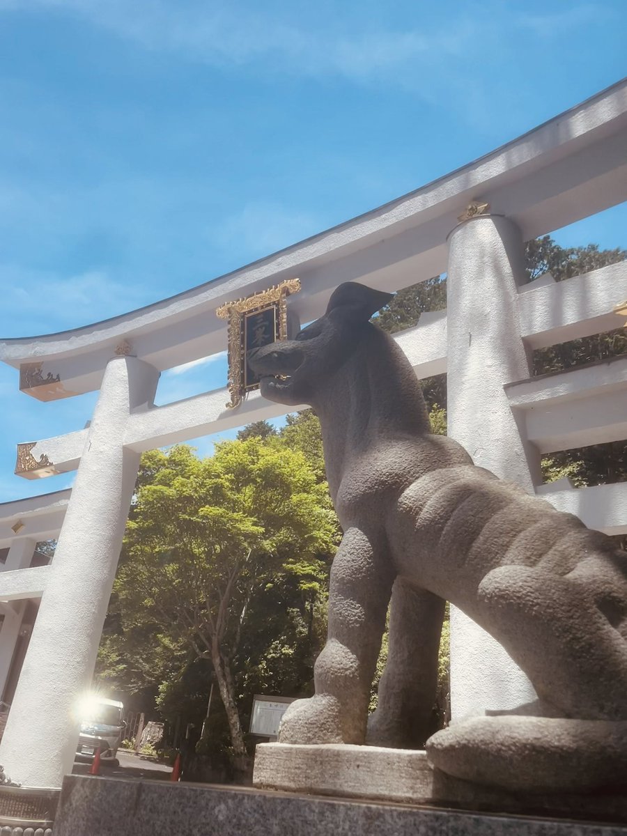 kerotan77's tweet photo. おはようございます🌞
三峯神社のオオカミ様にご挨拶🙏 https://t.co/B2PMjlQYgm