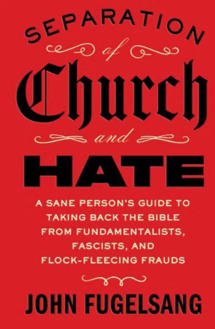JChittyTx's tweet photo. That means separation of church and Trump/MAGA because they exude hate. https://t.co/wM5yYvHxVK