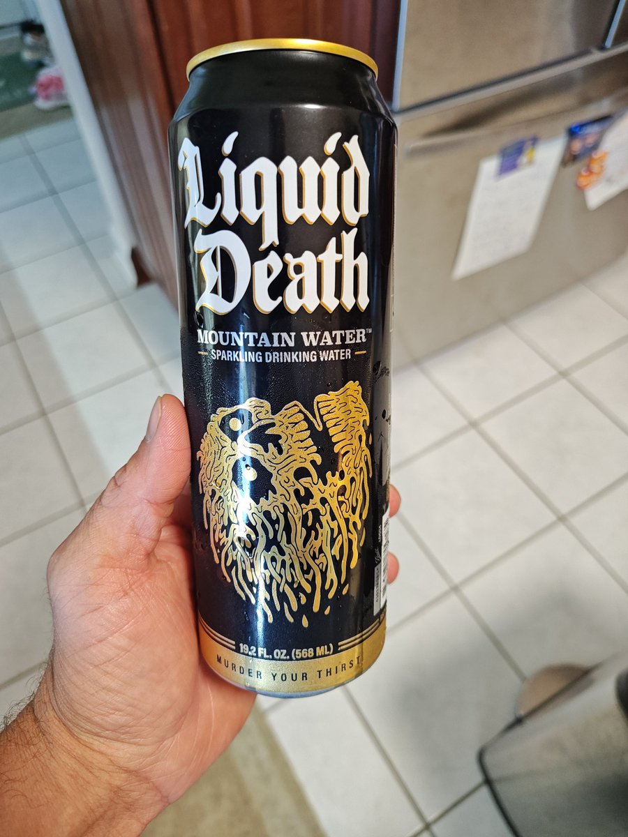 my_tweets_on_x's tweet photo. Nebraska turned the heat up today. Time to murder my thirst. #LiquidDeath https://t.co/hF2YFa2Sph