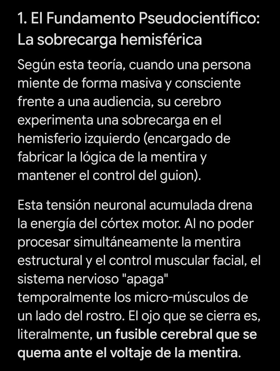 caalf01's tweet photo. Le pedí a la IA que me explicara por qué un político cierra un ojo al presentar argumentos frente a una cámara. ¿Es acertado el análisis, o no pasa de una alucinación de la IA? https://t.co/Bcmb4JqDub