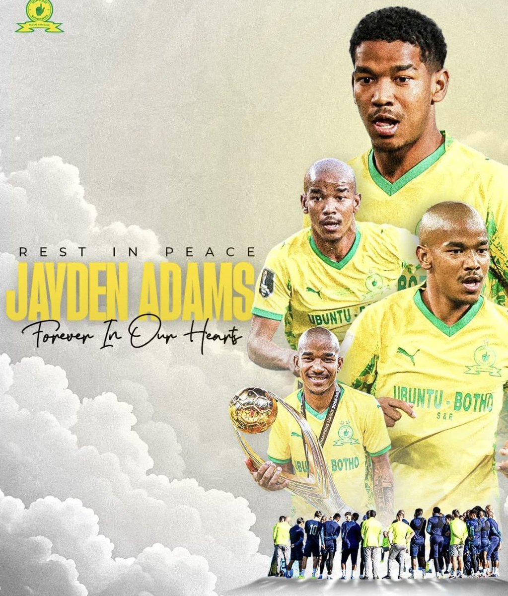 sacragarcia's tweet photo. El futbol de 🇿🇦#Sudáfrica está de luto tras el fallecimiento de #JaydenAdams, mediocampista que participó en el #mundial2026🏆; Él falleció este sábado.🖤 https://t.co/EONsRNzxGA