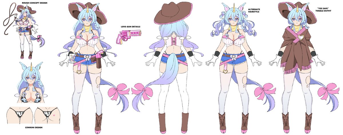 kohiVT's tweet photo. Kohi Bean Shop's newest vtuber design is the super sexy Western Race Track Unicorn, Ume! 
We had the honor of designing her! Please enjoy all of the fine and tiny details we included🫶🤎
Place your bets on Miss Ume! ⤵️ https://t.co/y64w7Zq8HX