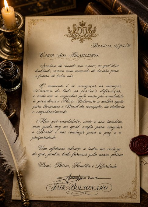 zfabrogmailcom's tweet photo. Tem que emoldurar para não cair no esquecimento a carta do nosso amado Presidente que a @ADamadasCrab emoldurou. https://t.co/RbNYqUh6Br