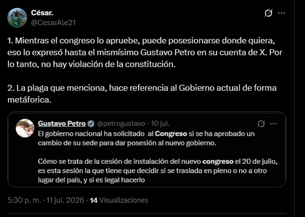 César. tweet media