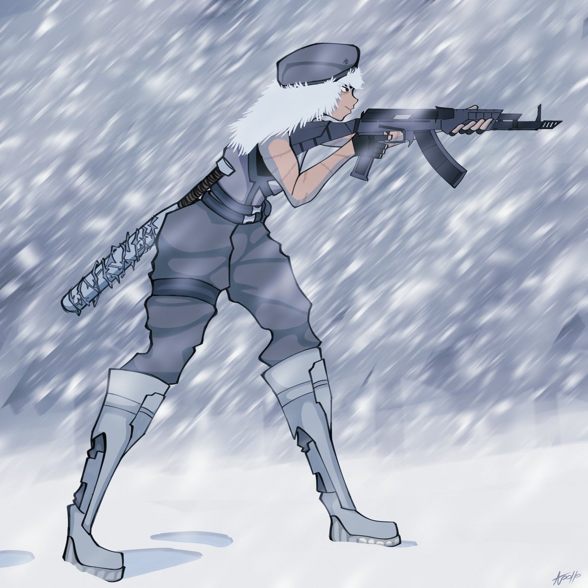 ApolloForce99's tweet photo. And here's yet another ArtFight piece that I completed today! https://t.co/ms4su49UHs