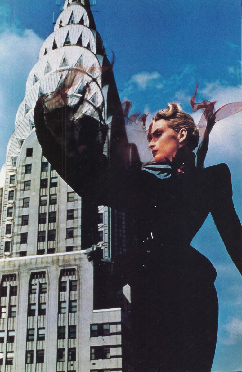 luusssso's tweet photo. Late 1980s editorials by fashion designer and photographer Thierry Mugler https://t.co/DnRoKv8PZ9