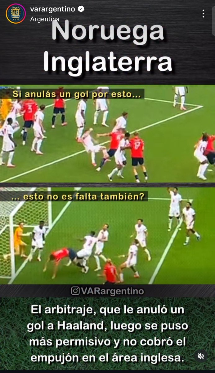 sagfutbol's tweet photo. Hay que aceptarlo, de momento: Francia, España e Inglaterra han tenido ciertos perdones/ayudines en sus partidos de cuartos de final

🇫🇷 Francia: con ese penal todo extraño

🇪🇸 España: una mano en el área que incluso tiene un movimiento raro, acción perdonada

🏴󠁧󠁢󠁥󠁮󠁧󠁿 Inglaterra: anulan el gol de Haaland mostrando en el VAR parte de la acción y no su totalidad, y también lo de esta imagen de VARARGENTINO 📷