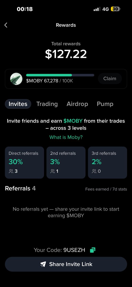 mgh_achraf12's tweet photo. BUY/SELL any coin on solana chain using Moby app and you will get reward back with Moby coin which is 1 Moby coin is worth $0.002 and I expect this coin price to go above $0.20-$0.50 next year.
So Start Trading on Moby App Now
Join me on Moby! Use my link: https://t.co/iJja3ywQzI https://t.co/HNrkAzgDmr