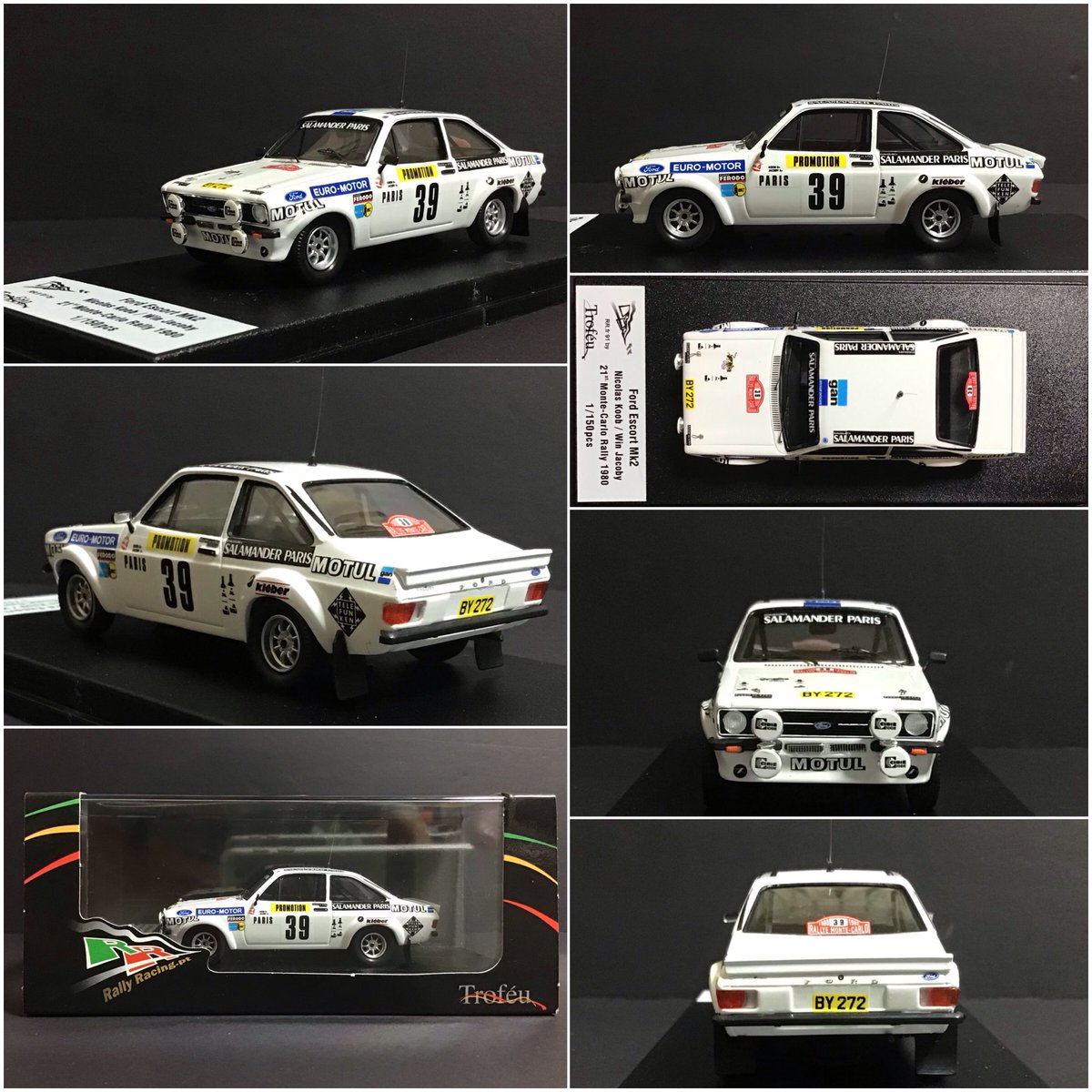 Delta2_10ru's tweet photo. 朝の連投🙇
Ford Escort MkII Rally Monte Carlo 1980 #39 Nicolas Koob/Win Jacoby(Trofeu製1/43 RRfr91)
1980年のモンテ、ルクセンブルク🇱🇺人コンビで21位の車輌。優勝は、Wロール組のフィアット131アバルト。
これも、ドイツのショップのセールで購入品。
エスコート好きのマイナーコレクション😊 https://t.co/taaThw5EVL