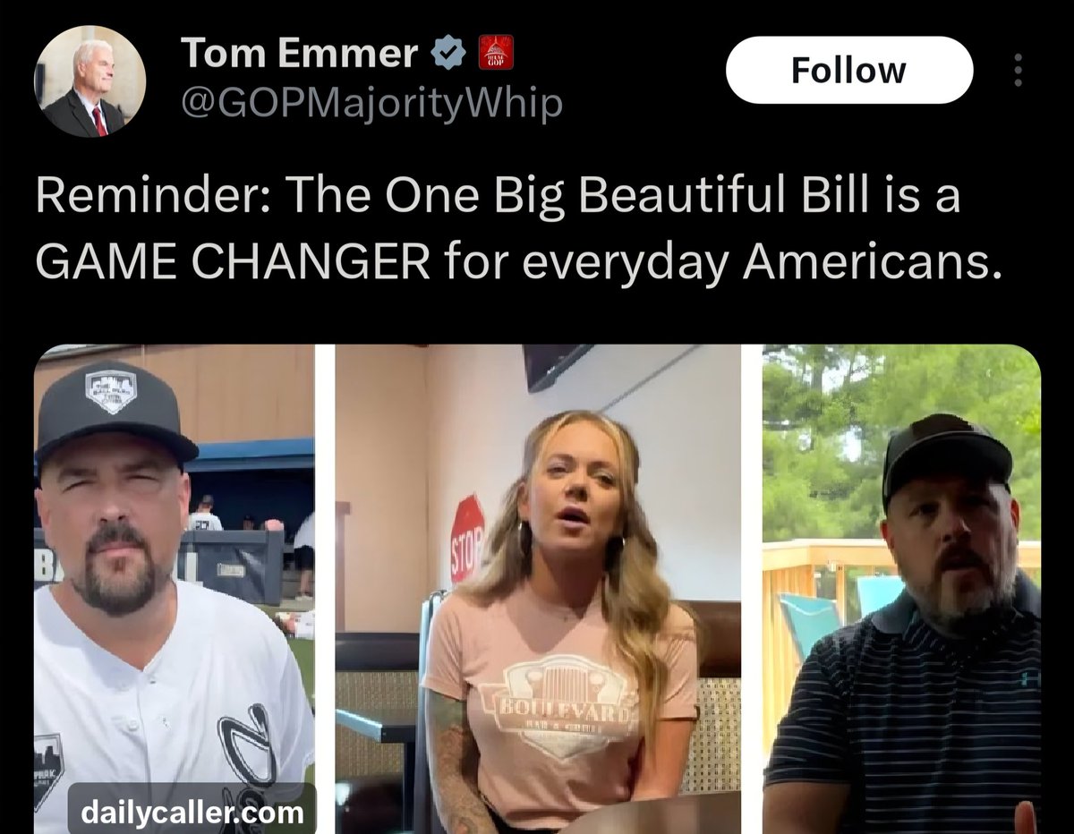 Jac5444's tweet photo. @GOPMajorityWhip @FBI @DOJFraudDiv Emmer proudly voted for a bill that removes food access for children and seniors. The starvation portion of this bill doesn't take effect until 2027.

Some would call that strategic in order to cause increased hunger in vulnerable populations, after an election.

Monstrous  evil https://t.co/Ns2PzBFORb